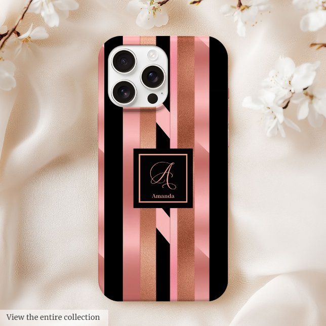 Coques Case-Mate iPhone Modern Rose Gold iPhone Case Lux Trendy Colors (Modern Rose Gold iPhone Case Lux Trendy Colors)
