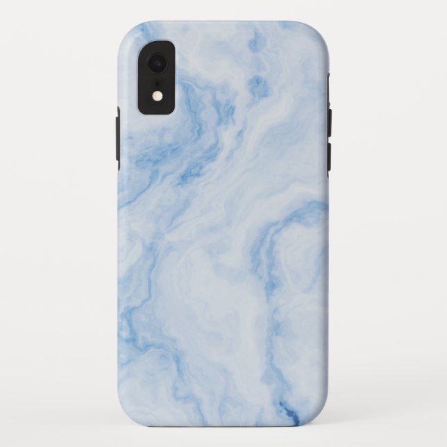 Coques Case-Mate iPhone Modern Stone Dusty Blue Marble (Dos)