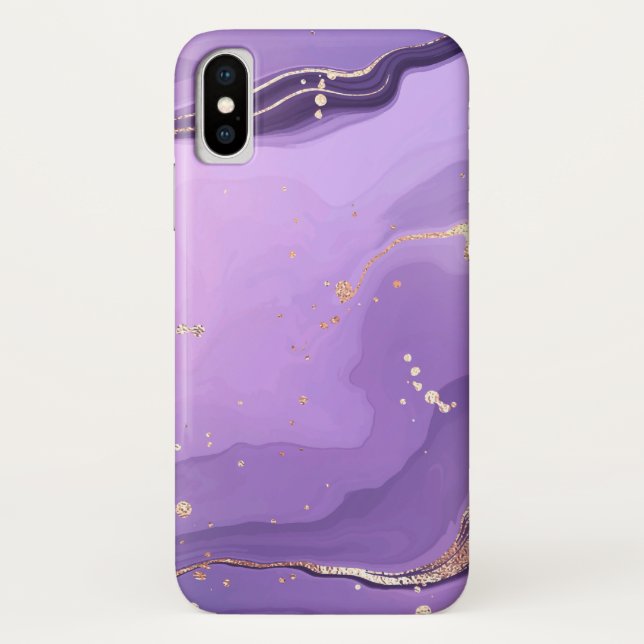 Coques Case-Mate iPhone Modern Stone Dusty Blue Marble (Dos)