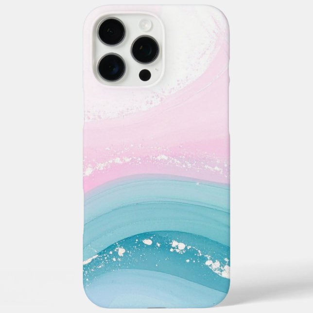 Coques Case-Mate iPhone Modern Stone Dusty Blue Marble (Verso)