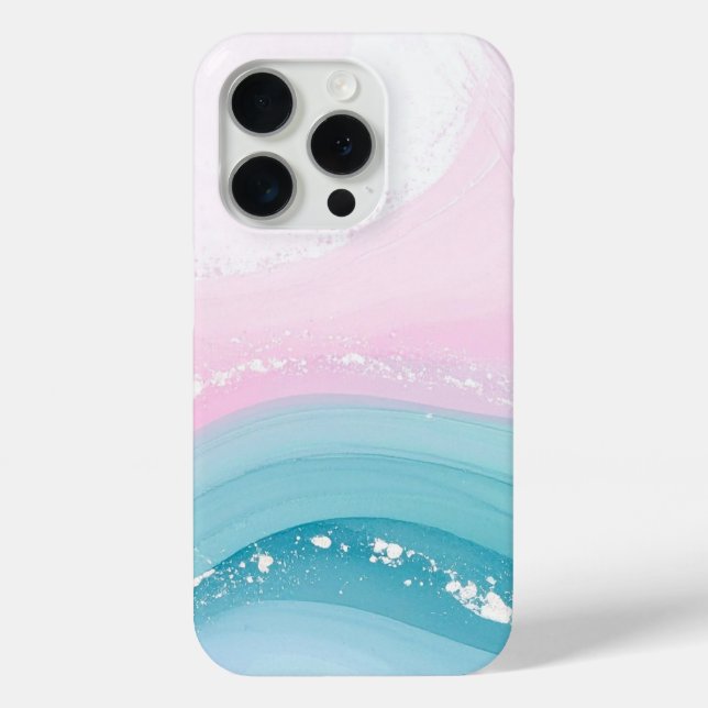 Coques Case-Mate iPhone Modern Stone Dusty Blue Marble (Verso)