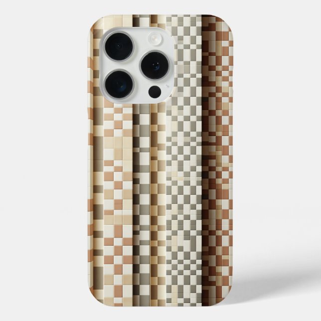 Coques Case-Mate iPhone Modern Vertical Mosaic Columns Phone Case - Earth  (Verso)