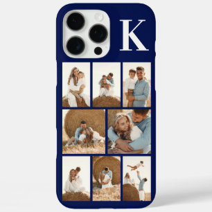 Coques iPhone 16 Pro Max Moderne 8 Photo Bleu Marine
