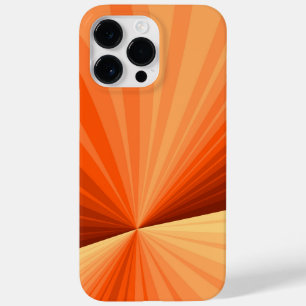 Coque Pour Pour iPhone 14 Pro Max Moderne Abstrait Orange Rouge Vanille Graphique Fr