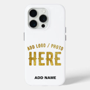 COQUE iPhone 15 PRO MODERNE BLANCHE MARQUE VÉRIFIÉE PERSONNALISABLE DE