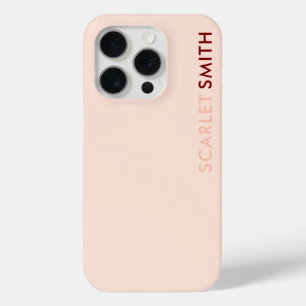 Coque iPhone 15 Pro Moderne élégant minimaliste simple