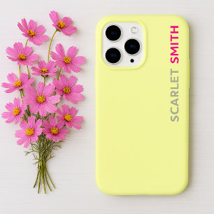 Coque iPhone 15 Pro Moderne élégant minimaliste simple