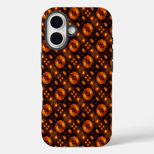 Coque Pour iPhone 16 Moderne élégante bohème dorée motif d'art abstrait