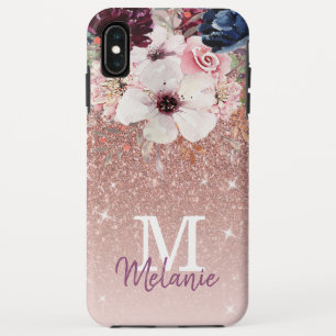 Case-Mate iPhone Case Moderne Floral Rose Gold Parties scintillant iPhon