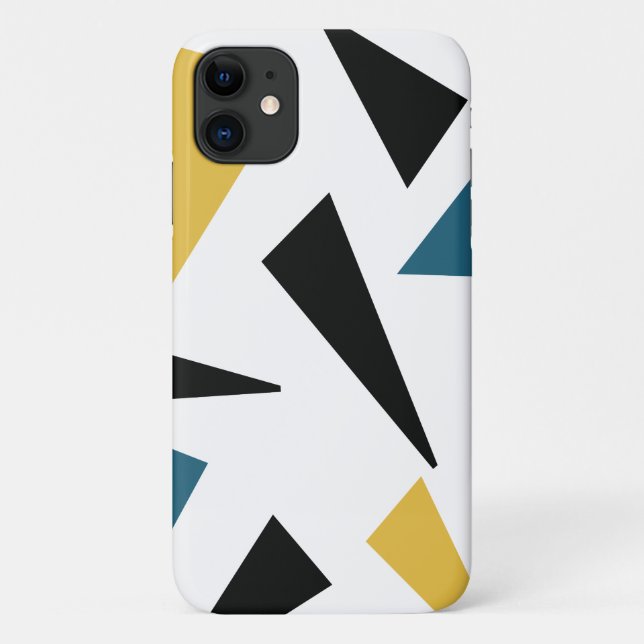 Coques Case-Mate iPhone Moderne, gai, amusant, vibrant motif géométrique (Dos)