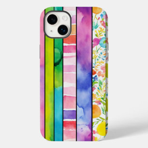 Coque Pour iPhone 14 Plus Moderne Joy Vibrant Kids Watercolor Wonder