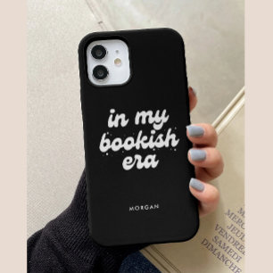 Coque Pour iPhone 15 Moderne Noir Personnalisé À Mon Ère Livresque
