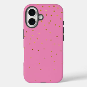 Coque Pour iPhone 16 Moderne Pailleté Or Rose