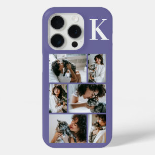 Coque iPhone 15 Pro Moderne Photo Violet 6 Animaux de Compagnie