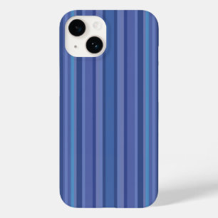 Coque Pour iPhone 14 Moderne Rayure Bleue Violette