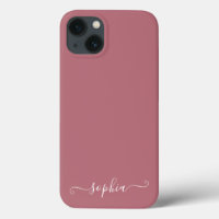 Moderne Rose Gold Rose Chic Personnalisé