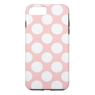 Etui iPhone Case-Mate Moderne rougissent le motif de pois blanc rose
