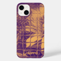 Moderne Script Fleur Faiseuse Aquarelle violet