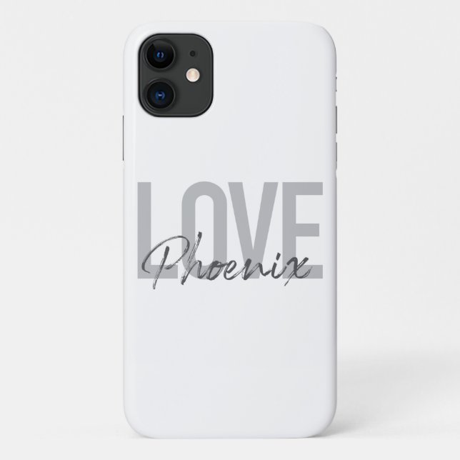 Coques Case-Mate iPhone Moderne, simple, cool, design urbain Aimer Phoenix (Dos)