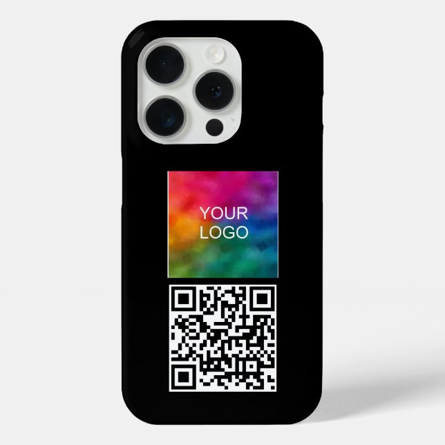Coques Case-Mate iPhone Moderne simple votre code QR Télécharger le Modèle (Verso)