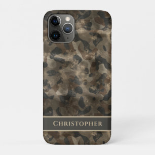 Case-Mate iPhone Case Moderne Urbain Rétro Camo Monogramme Nom