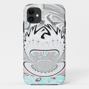 Coque Case-Mate Pour iPhone Moderne Urban Ash Gris Flora Abstrait Motif Art