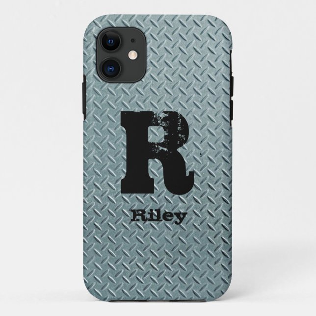 Coques Case-Mate iPhone Modifier le nom d'ajout initial Plaque de contrôle (Dos)