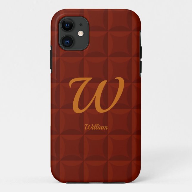 Coques Case-Mate iPhone Modifier le nom initial, ajouter (supprimer), Brow (Dos)