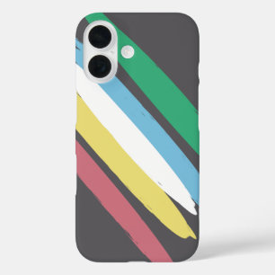 Coque Pour iPhone 16 Mois de juillet de la fierté du handicap Couleurs