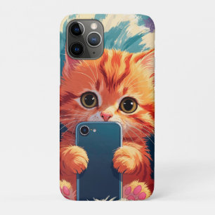 Case-Mate iPhone Case Moment Selfie – Adorables chatons avec téléphones