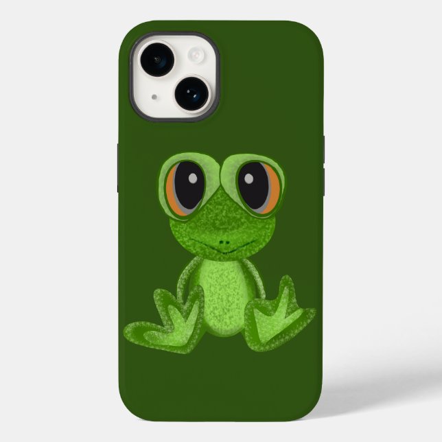 Coques Case-Mate iPhone Mon ami Green Frog (Verso)