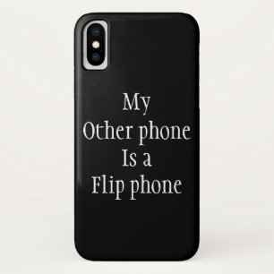 Coque Case-Mate Pour iPhone Mon autre téléphone est un flip phone drôle de cit