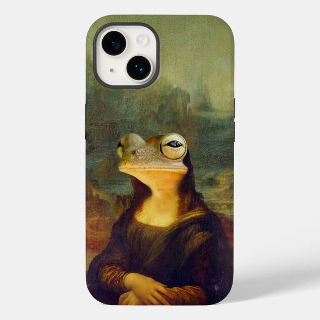 Coques Case-Mate iPhone Mona Lisa Frog (Verso)