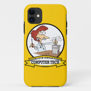 Case-Mate iPhone CASE MONDE LE PLUS GRAND ORDINATEUR TECH CARTOON FEMMES