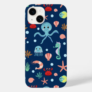 Coque Pour iPhone 14 Monde marin