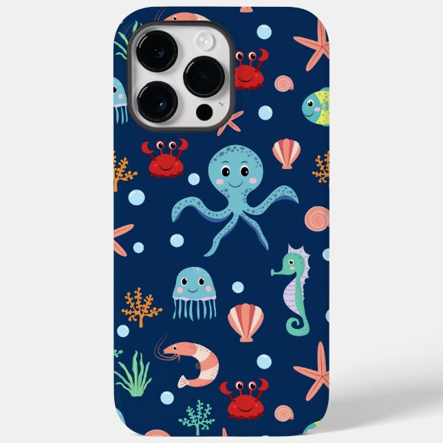 Coques Case-Mate iPhone Monde marin (Verso)