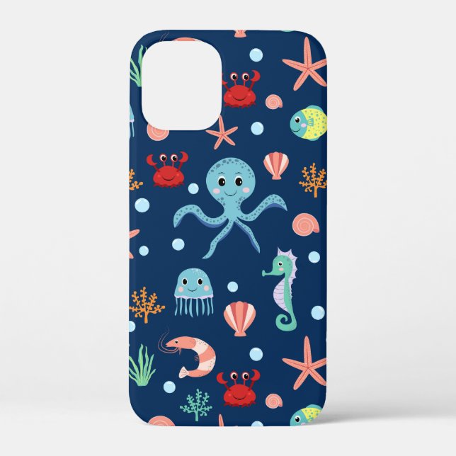 Coques Case-Mate iPhone Monde marin (Verso)