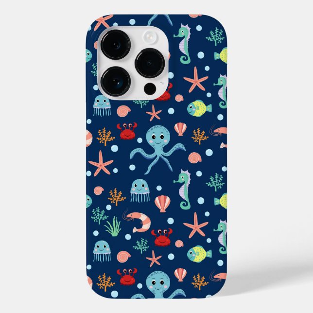 Coques Case-Mate iPhone Monde marin (Verso)