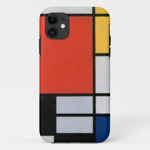 Case-Mate iPhone Case Mondrial Composition Rouge Jaune Bleu Noir