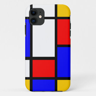 Coque iPhone 11 Mondrian classique