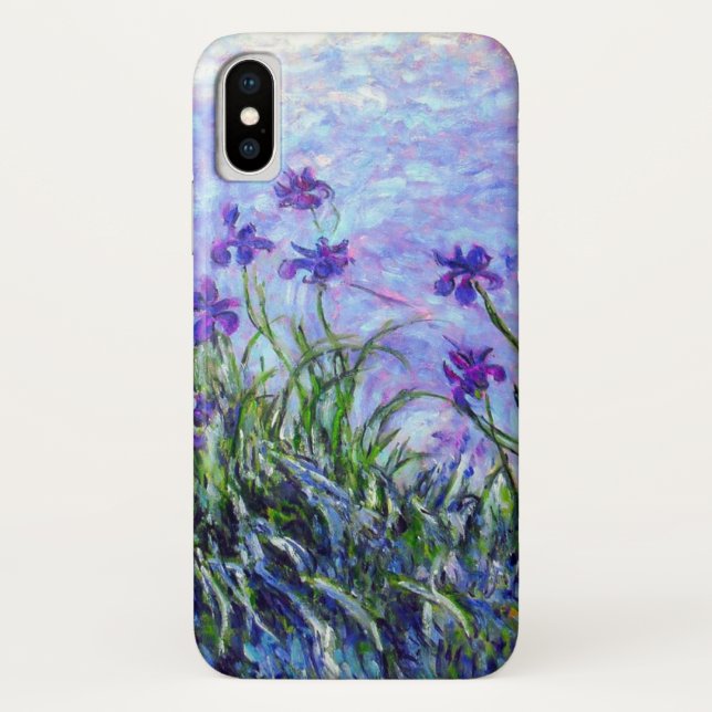 Coques Case-Mate iPhone Monet Lilac Irises (Dos)