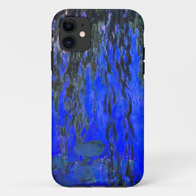 Coques Case-Mate iPhone Monet Lys d'eau et Branches de saules de pleurs (Dos)