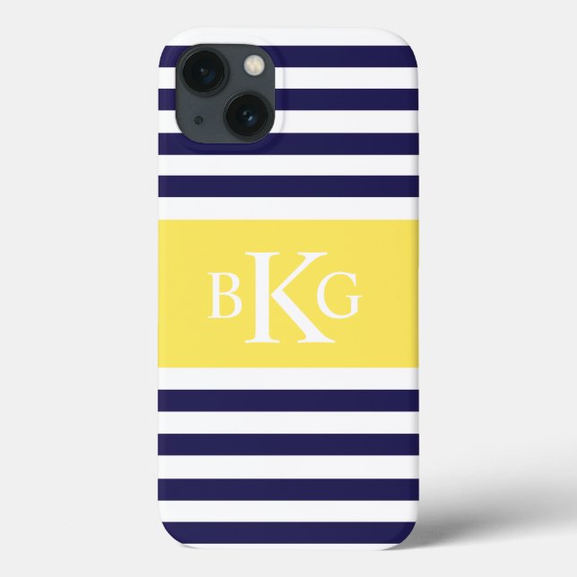 Coques Case-Mate iPhone Mongram de Stripes (Verso)