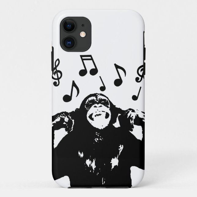 Coques Case-Mate iPhone monkeymonkey de musique (Dos)