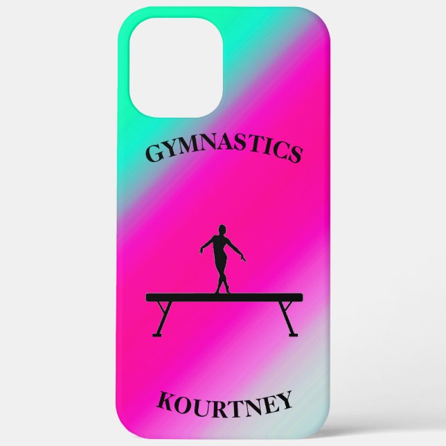 Coques Case-Mate iPhone Monnaie de balance de gymnastique et Fuchsia (Verso)