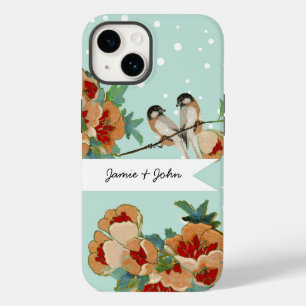 Coques Pour iPhone Monnaie Inséparable vintage de fleurs de cerisier