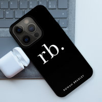 Monogram Classic Elegant Minimum Black and White