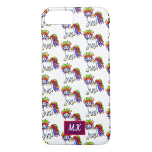 Case-Mate iPhone Case Monogram Cute Baby Unicorn Rainbow Cheveux