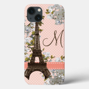 Coques Pour iPhone Monogram Eiffel Tower Parisian
