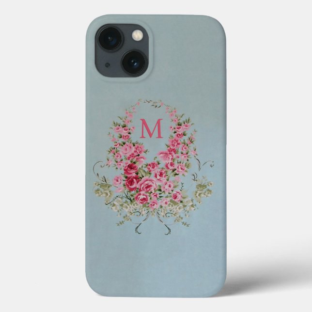 Coques Case-Mate iPhone MONOGRAM Fleurs Alluring (Options de marque) - (Verso)